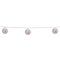 10ct. White Snowman Paper Lantern Christmas Light Set